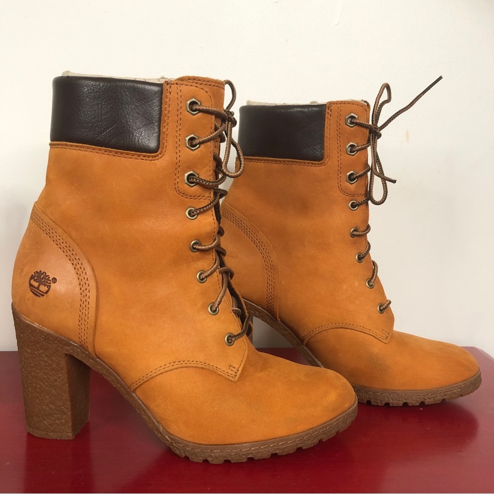 Timberland Women's Tan Leather Boots